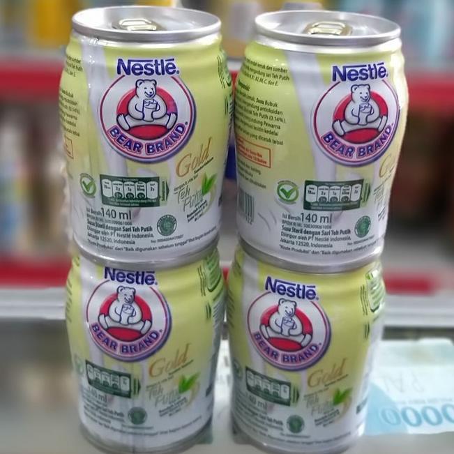 

[COD] susu bear brand (beruang) 140ml GOLD rasa teh putih DUS [COD]