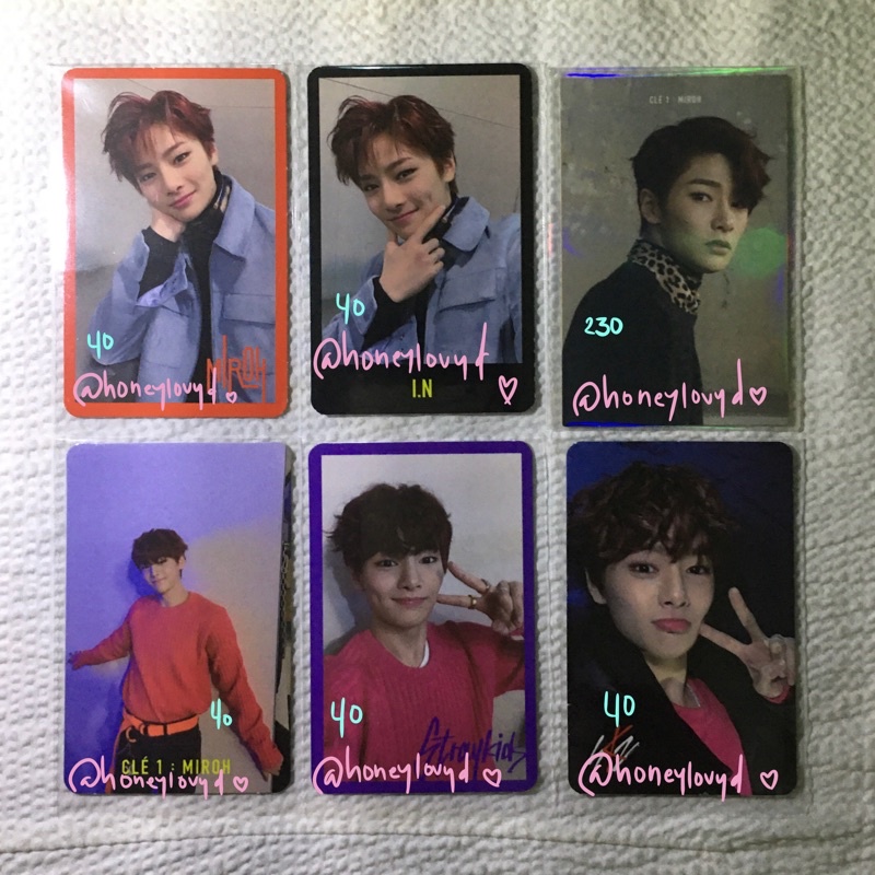 photocard miroh pc ayen jeongin I.N
