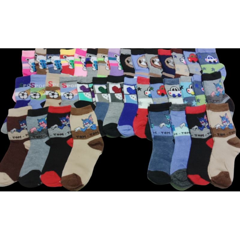 kaos kaki bayi/kaoskaki anak karakter(3pis.13500)