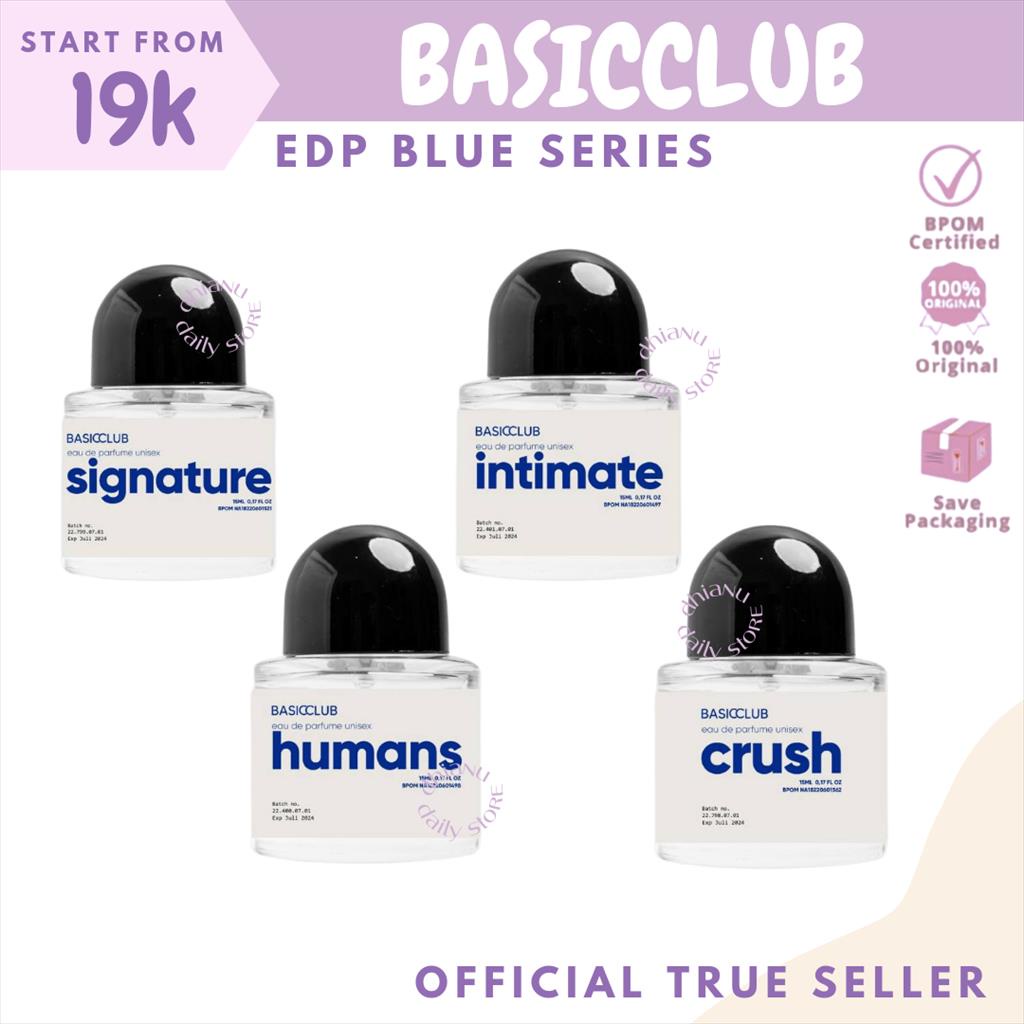 Basicclub EDP Blue Series Parfume by Basicclub 30ml Intimate Crish Humans Signature