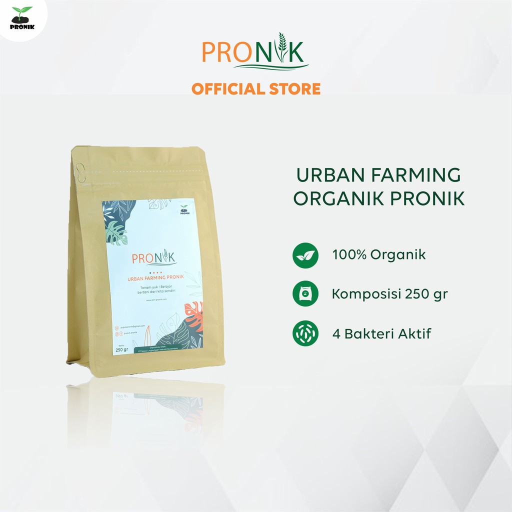 Jual Media Tanam Siap Pakai Urban Farming Pronik Uk 250 Gram | Shopee Indonesia