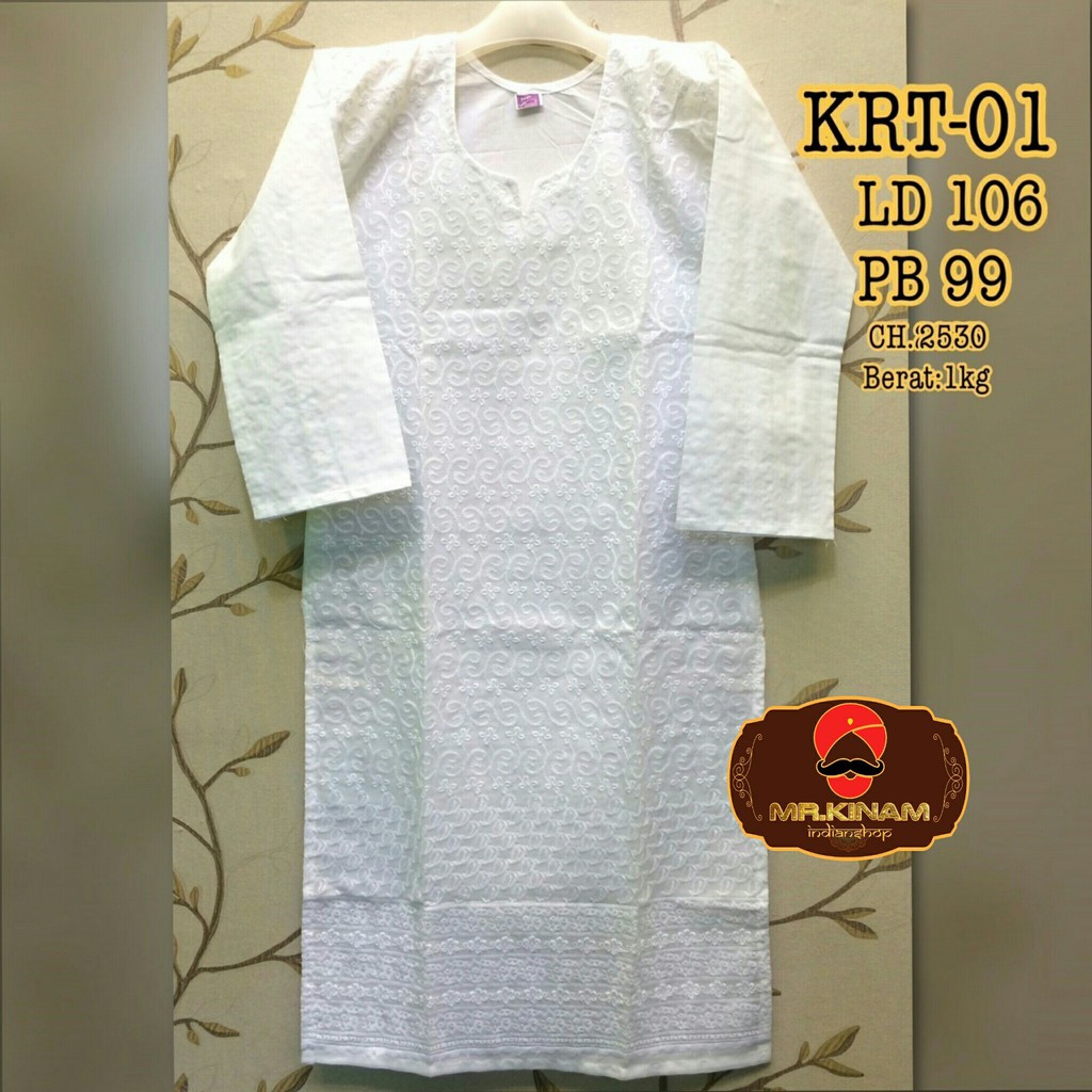 KURTI INDIA [KRT-0106] | ATASAN WANITA | BAJU INDIA