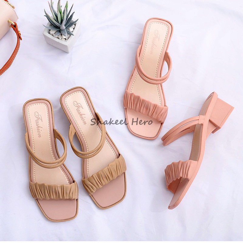 Sandal Tali Slip On / Sandal Jalan-Jalan Wanita / Sandal Slip Cewek / Sandal Fashion Porto ZKS dan Fashion