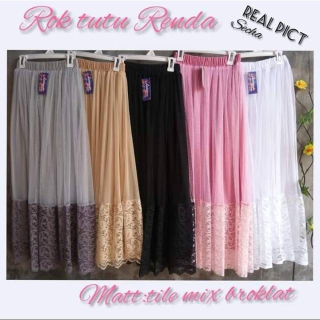 Rok tutu renda &gt;Cod Rok tutu brukat //ROK TUTU DEWASA