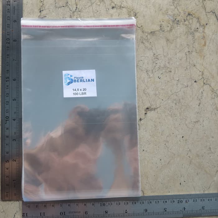 

Stok Ready Plastik OPP 14,5X20CM KW1 100LBR Lem atau Seal Flash Sale