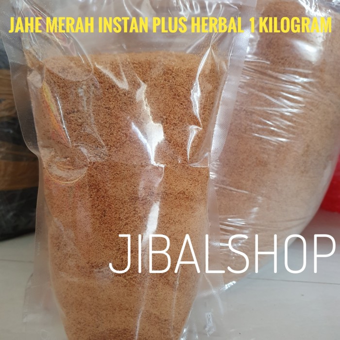 

JAHE MERAH SUPER PLUS HERBAL INSTANT TANPA AMPAS 1 Kilogram