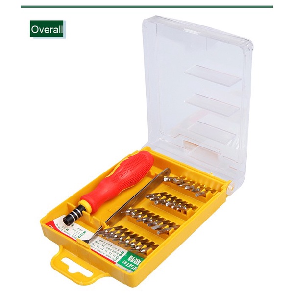 OBENG PROFESSIONAL MULTIFUNGSI OBENG SET + PINSET 32 IN 1 SCREWDRIVER SET VA358