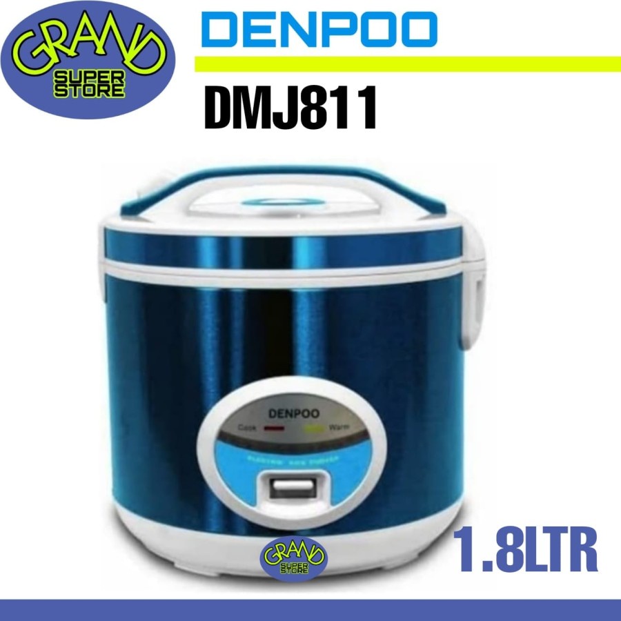 Denpoo Rice Cooker / Penanak Nasi DMJ 881 NEW 1.8 liter