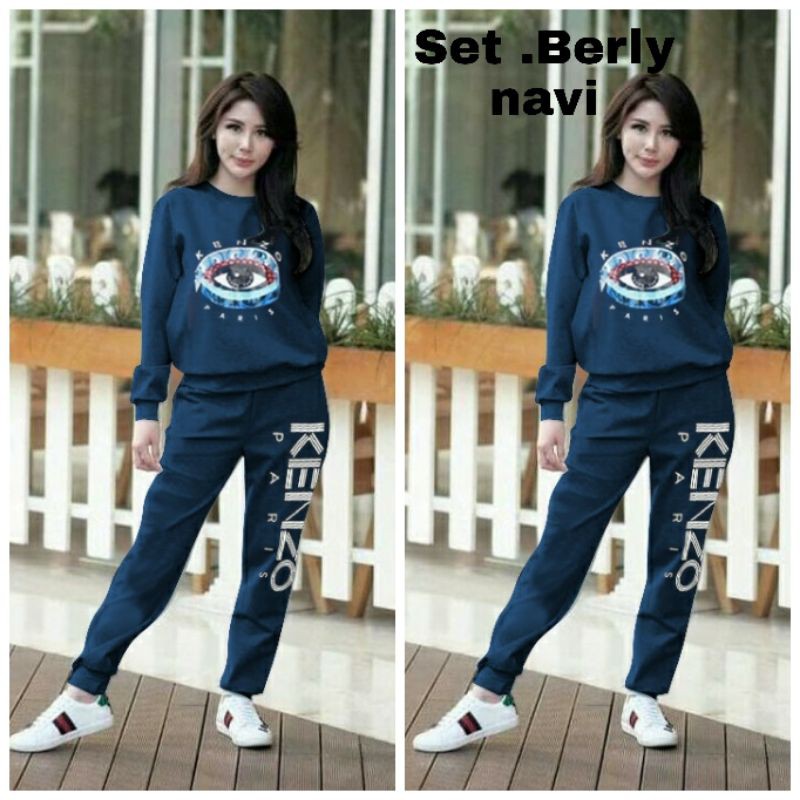 Set Berly - Baju Setelan Wanita Dewasa Import Kekinian Terbaru 2021