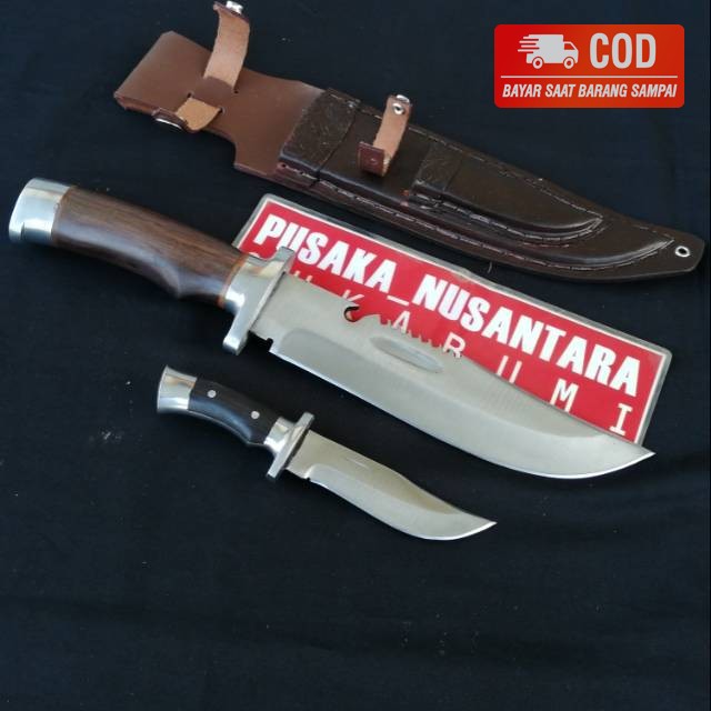 TERLARIS - PISAU RAMBO ANAK BAJA PER ( BAYAR DITEMPAT )