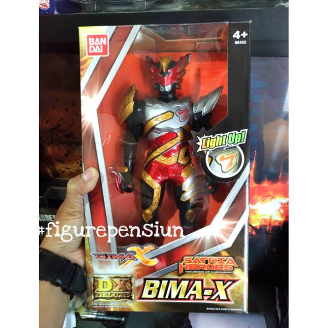 BIMA-X SIZE 30 CM FLAME MODE SATRIA HEROES DX DELUXE BANDAI