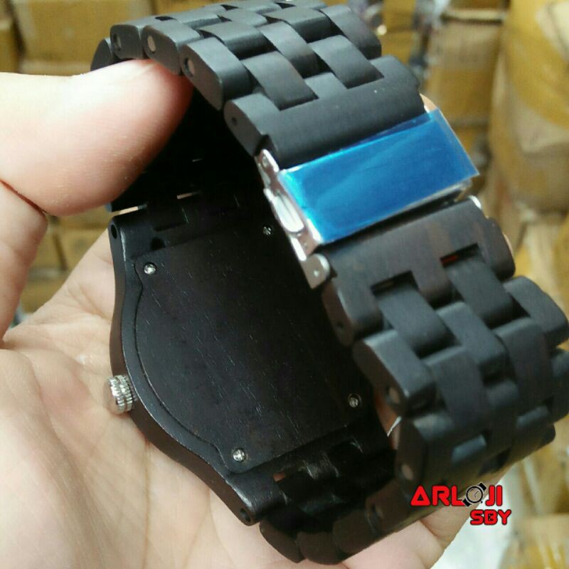 [ COD -ORIGINAL ] Jam tangan kayu BEWELL analog pria original /FULL KAYU