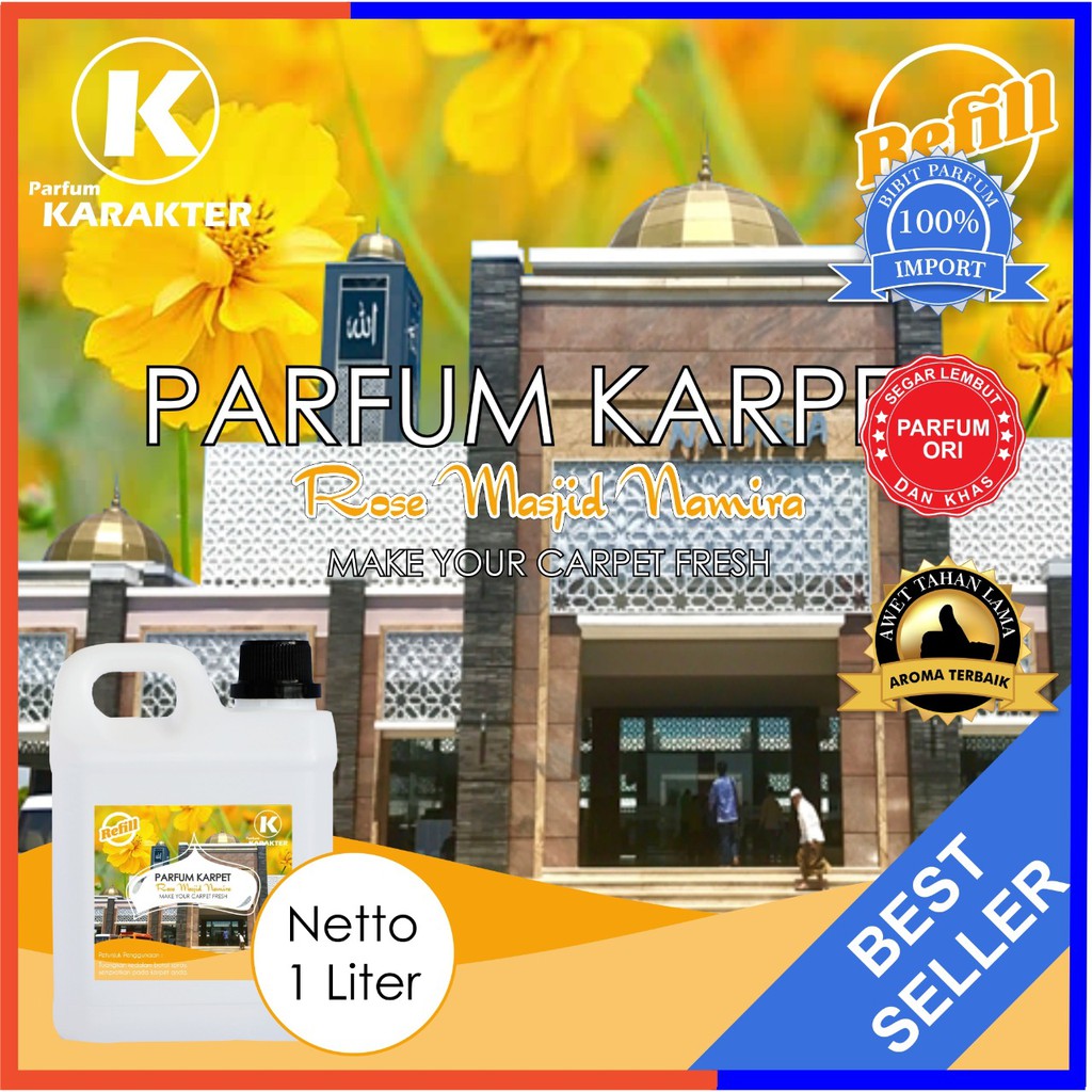 Parfum Karpet Aroma Namira | Pewangi Karpet Wangi Segar &amp; Tahan Lama | Kemasan 1 Liter | Bisa Cod | Terlaris