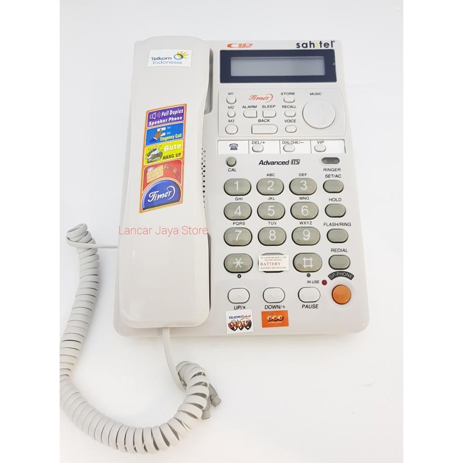 SAHITEL S77 Putih / Telepon Rumah Kabel Sahitel S-77 (White)