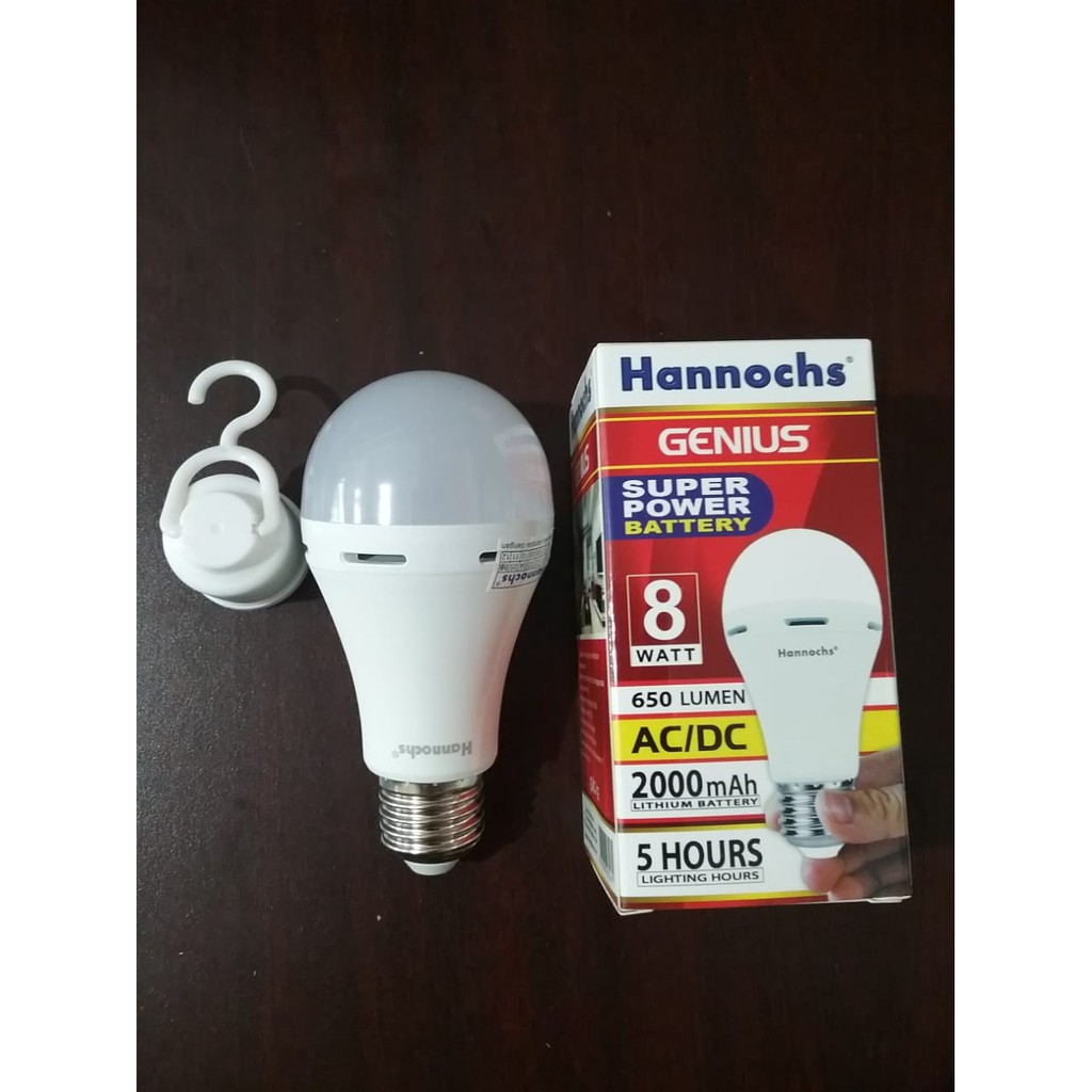 Lampu Led Hannochs Genius 8w Premier Sentuh Hidup Otomatis Nyala