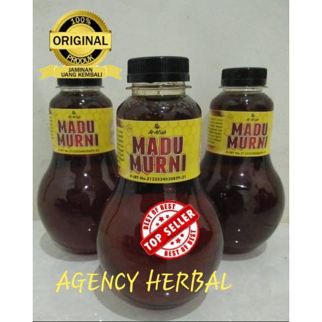 

MADU MURNI AL AFIAH 460 GRAM/MADU HUTAN ASLI.MURNI