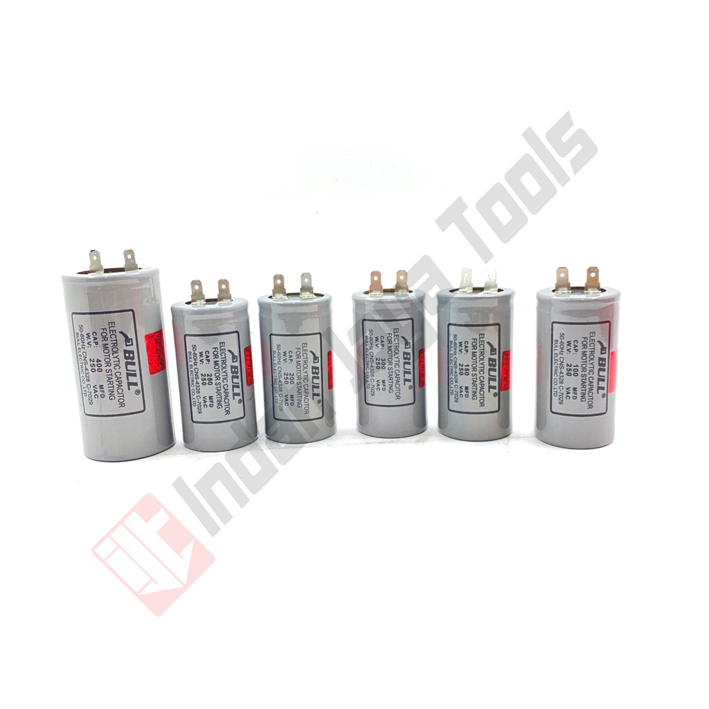BULL Kapasitor Starting Capacitor 250V 250 VAC Pompa Kompresor Dinamo
