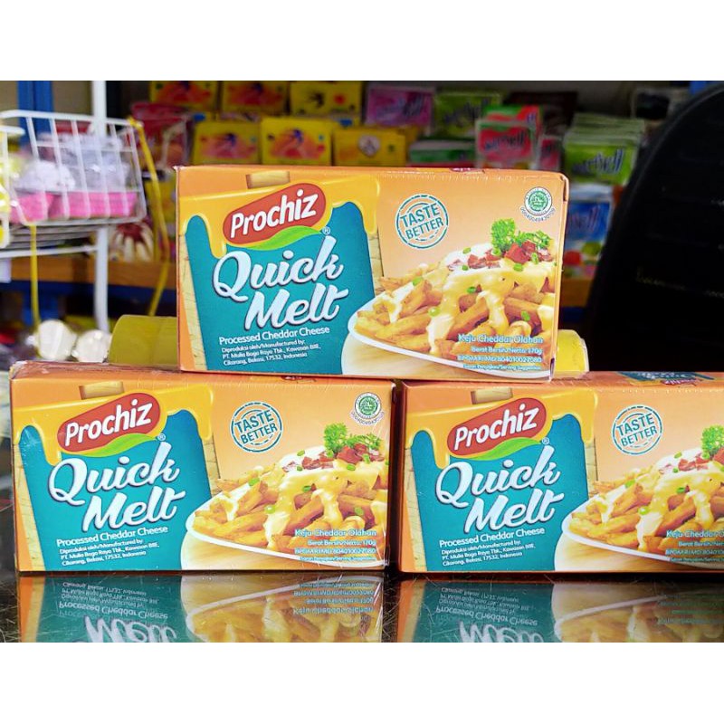 

Prochiz Quick Melt 165gr/Keju Meleleh/Keju Corndough/Keju Lumer/Keju Pizza