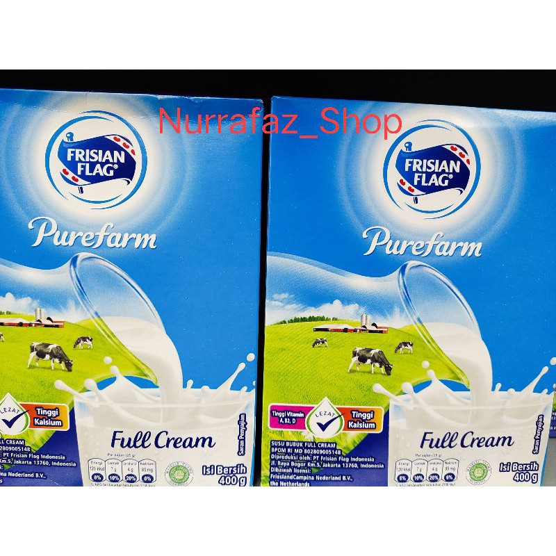 

SUSU BENDERA FULLCREAM 400gr