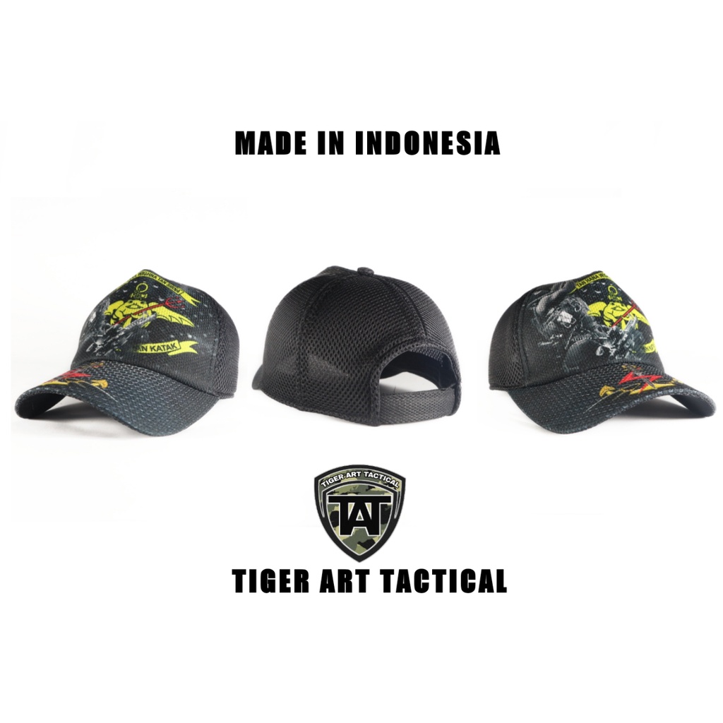 Topi sublime motif KOPASKA HITAM