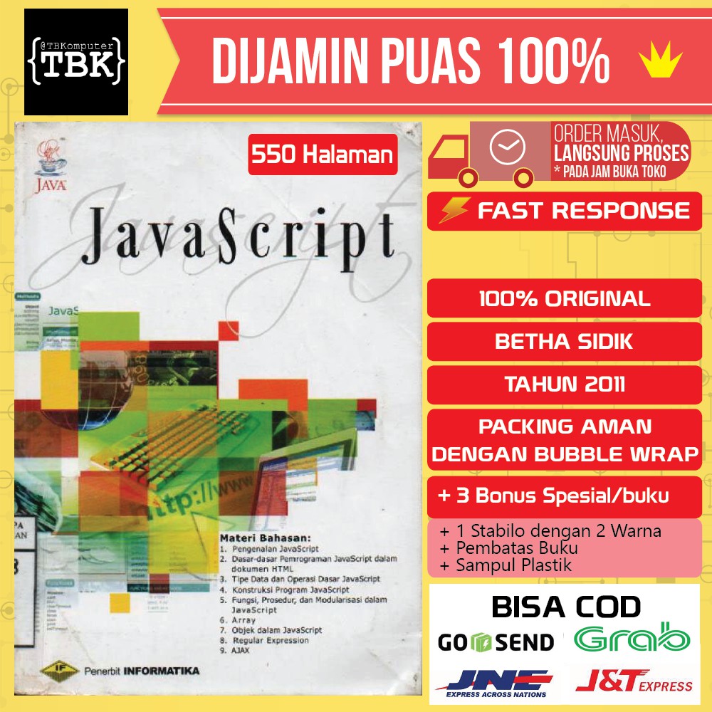 Buku Javascript - Edisi Revisi Terbaru | Shopee Indonesia