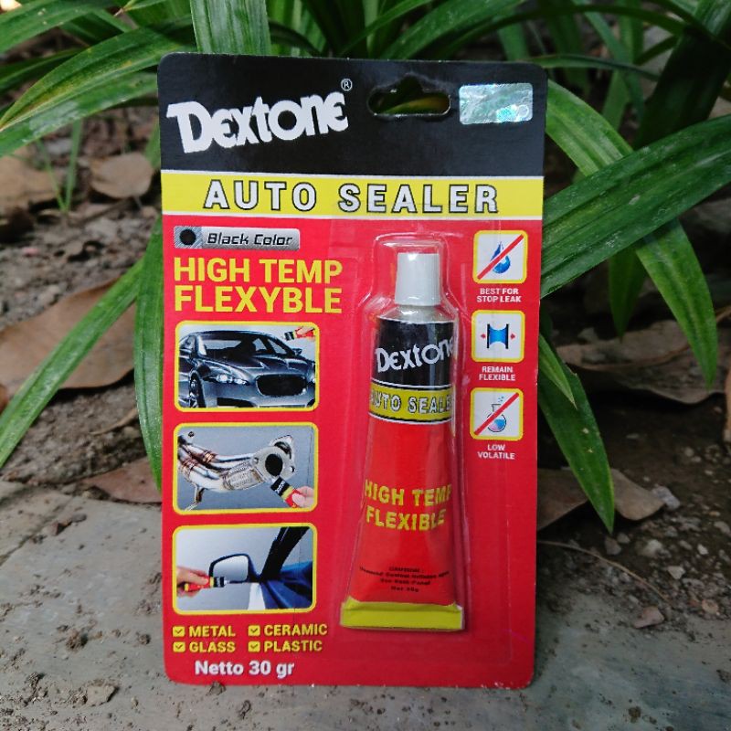 Lem Silikon Sealant Hitam Dextone (Black Silicone)