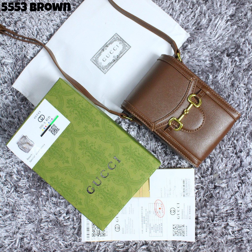 Gc Horsebit Phone bag 5553 ( Free Box+Invoice+Bubble Wrap)