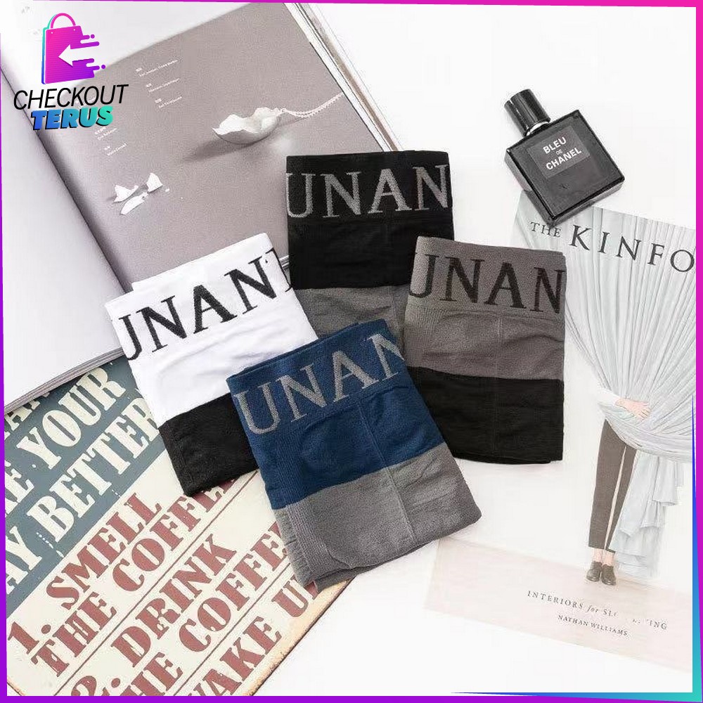 CT P117 Celana Dalam Pria Boxer CD Laki Laki Petak Boxer Men Underwear Celana Dalam Pendek Pria Kolor Cowok Sempak Pria Dewasa