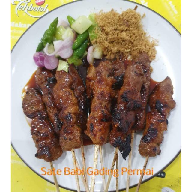 

Sate Babi Daging Manis isi 5 tusuk