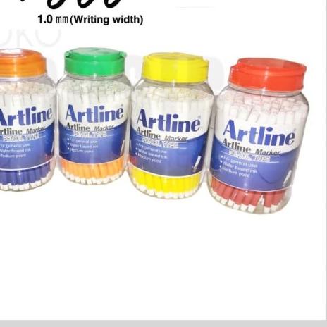 

✩ GROSIR Spidol Kecil Warna Artline Marker EK-316 TOPLES - Hitam ➹