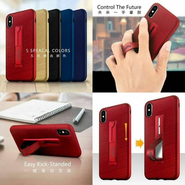 CASE XIAOMI MI6X MI 6X RUBBER STAND GRIP SOFT CASE HAND GRIP CASING STANDING XIAOMI MI6X