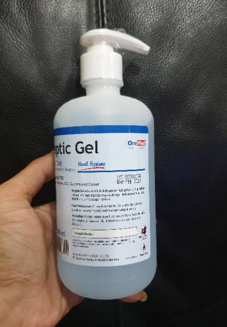 ALKOHOL GEL PUMP 70% 500ml / ASEPTIK GEL 70%