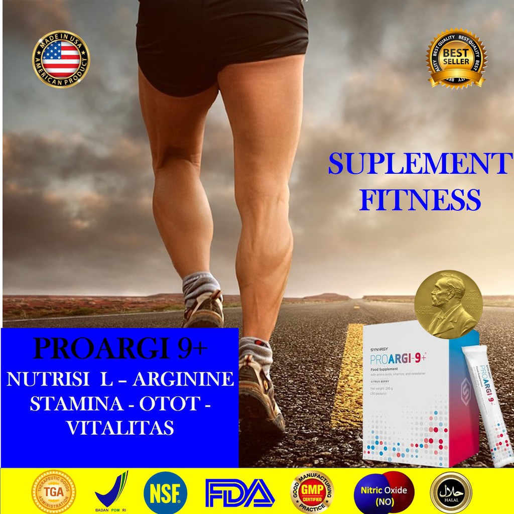 Suplemen Fitness L-Arginine Nutrisi Otot Daya Tahan Tubuh Energi Sport Penambah Stamina Import USA