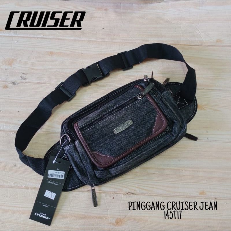 waist bag tas selempang pria jeans cruiser