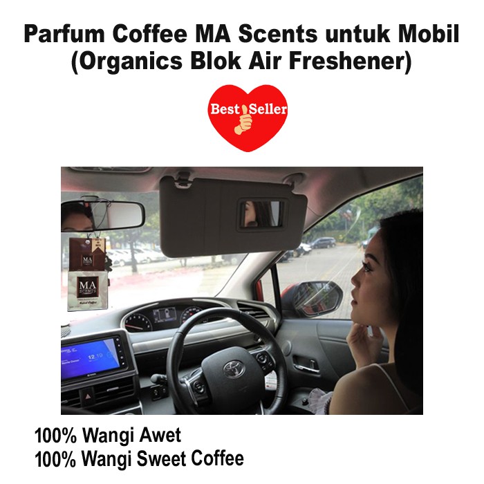 GEN - Pengharum Mobil Aroma Coffee MA SCENTS / Parfum Blok Organik MA SCENTS