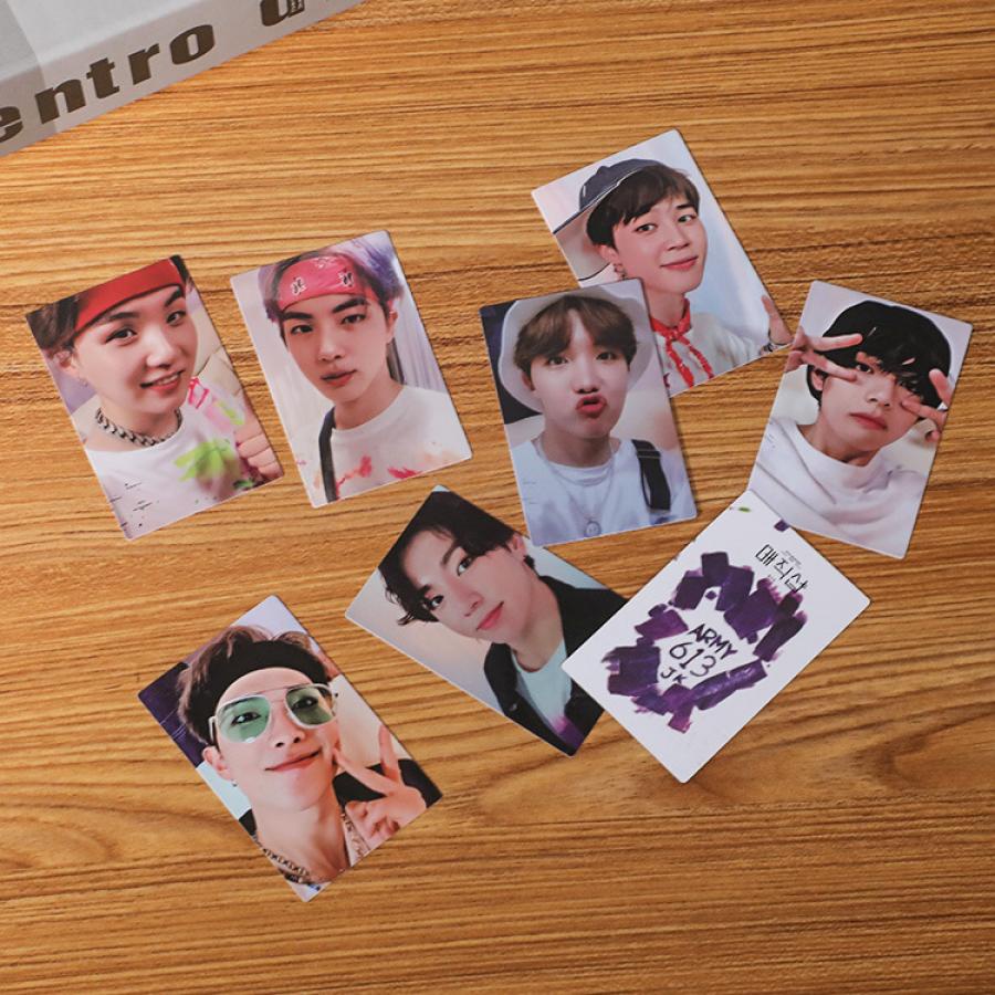 7pcs / set Kartu Kecil Kpop BTS 5th FM