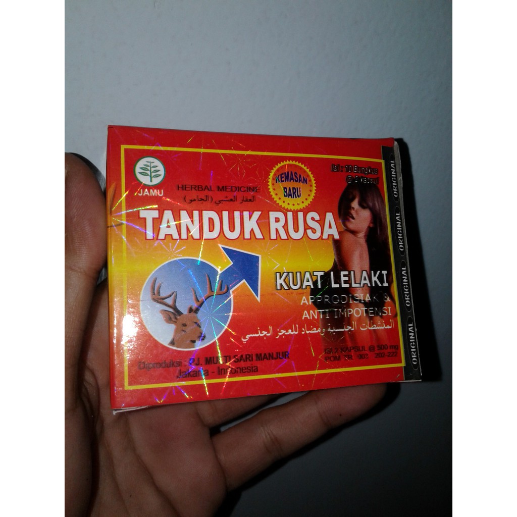 Jual Jamu Kuat Kapsul Tanduk Rusa Original Shopee Indonesia