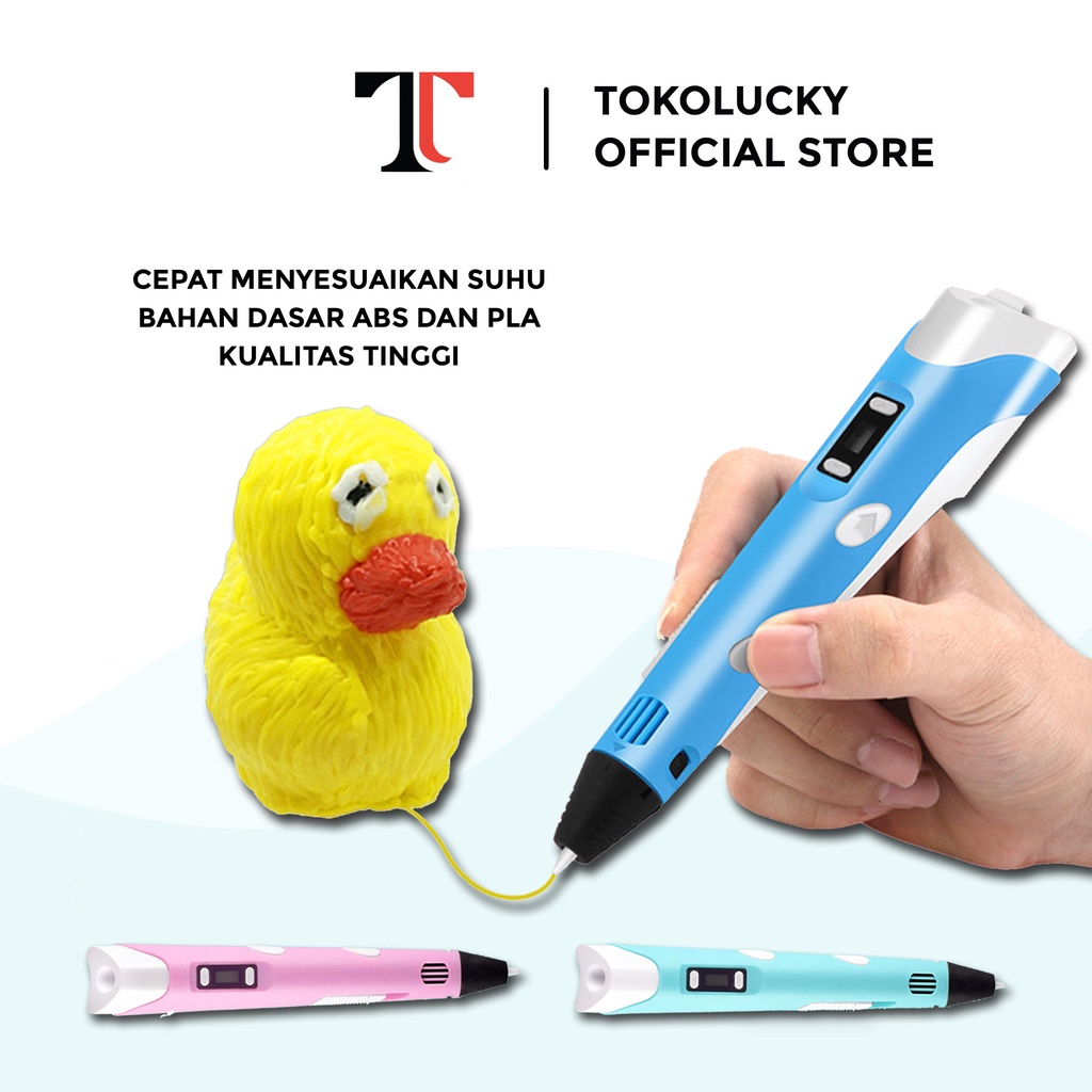 

Pena 3 dimensi 3D pen Generation 2 new model ultra slim stereoscopic Pen 3D pembuat mainan DIY