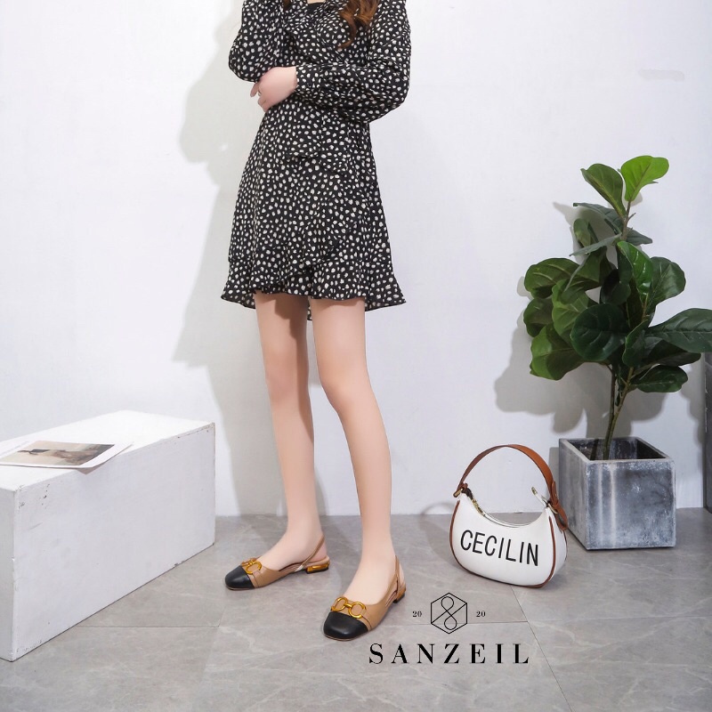 SG0125 syafniegalery Sanzeil Emily sepatu wanita import