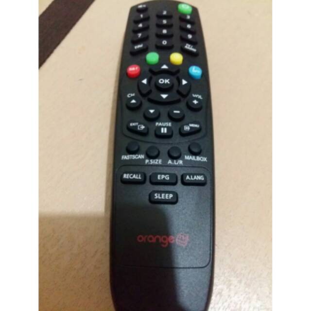 REMOTE/REMOT STB RECEIVER PARABOLA ORANGE TV ORIGINAL/ASLI