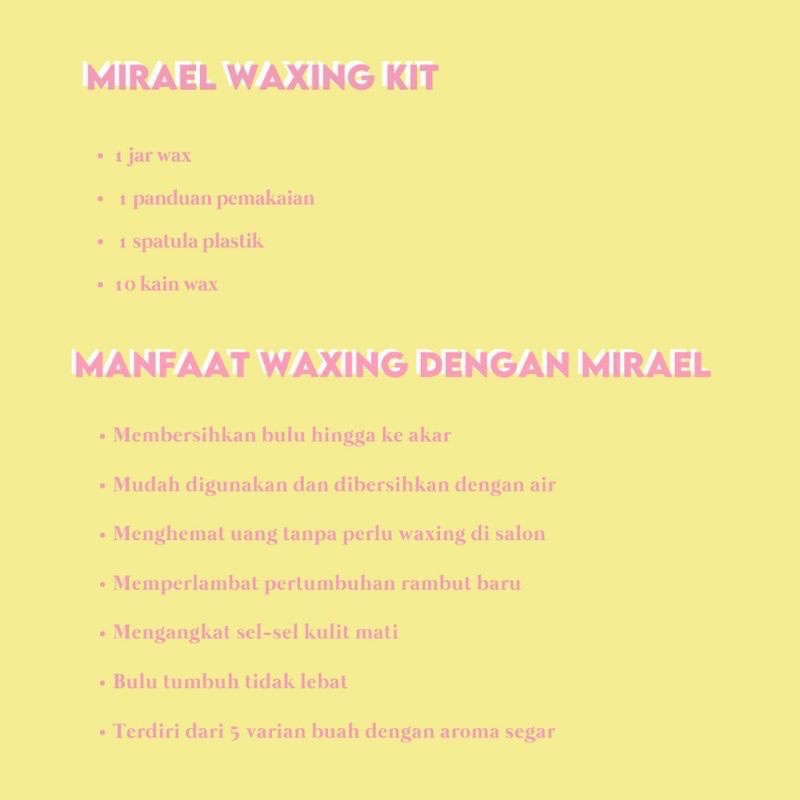 MIRAEL SUGAR WAXING KIT -