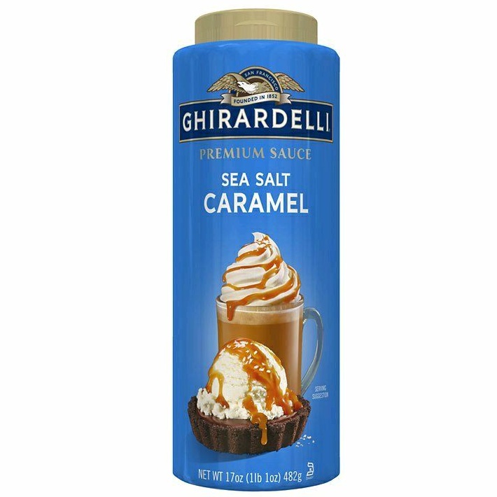 GHIRARDELLI Premium Sauce Sea Salt Caramel 482g