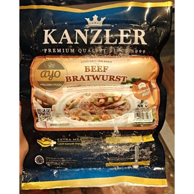 

Kanzler beef bratwurts