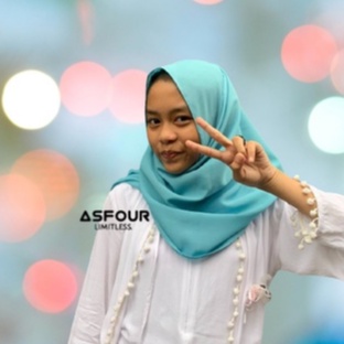 AsFour - PROMO PASHMINA ANAK 3-10 Tahun Diamond | PASHMINA KARET ANAK