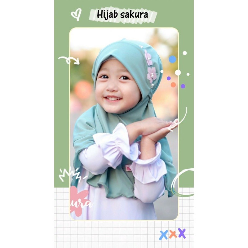 Jilbab Anak Babyjab Sakura Grade B