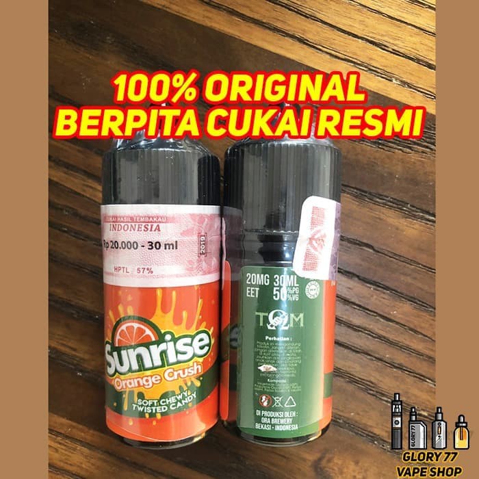 Sunrise Orange Crush 20mg 30ml Salt Nic Liquid Pod Saltnic Pods