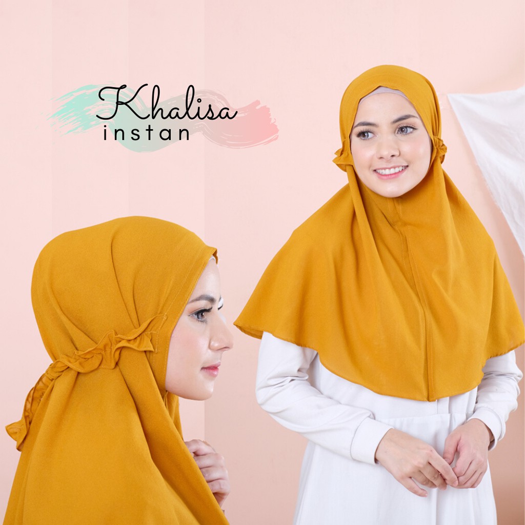 KERUDUNG BERGO TALI KRIWIL KHALISA / HIJAB INSTANT MURAH MODEL BERGO / JILBAB INSTAN LANGSUNG PAKAI / JILBAB BERGO TALI MURAH