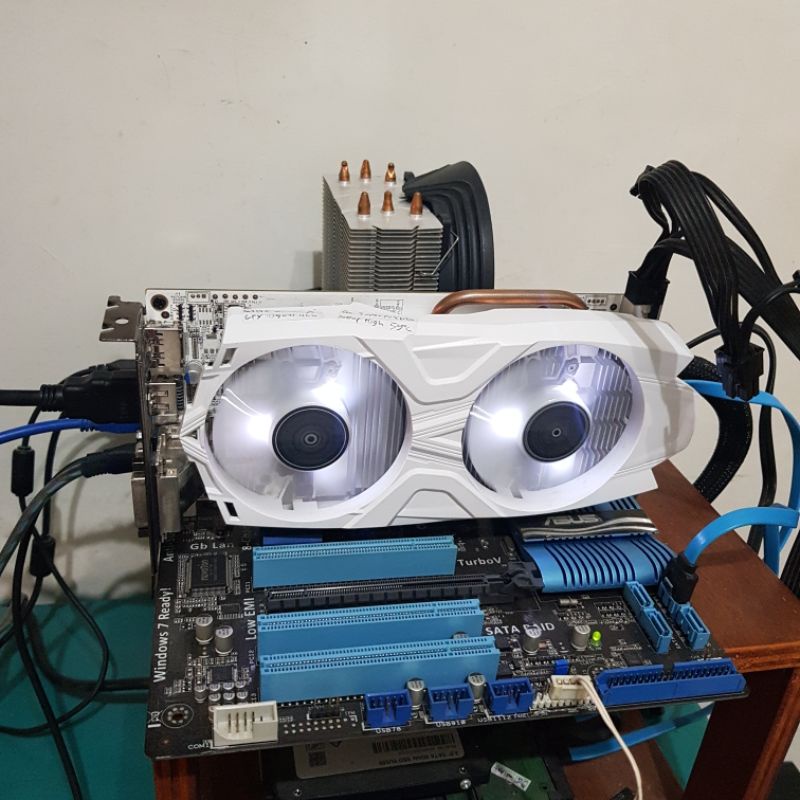 vga gtx 1050ti 4gb 128bit gddr5 EXOC white edition rare item