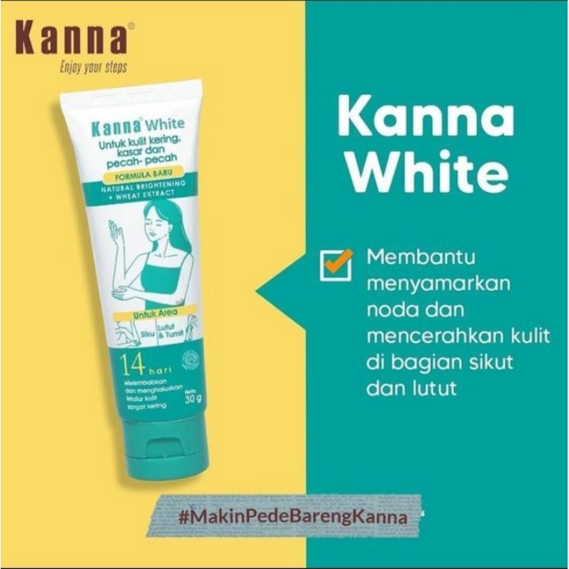 Kanna white untuk kulit kering,kasar,dan pecah-pecah