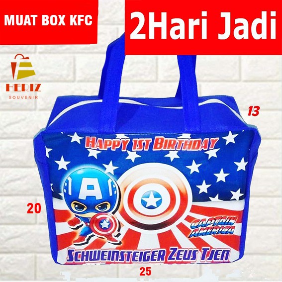 Tas Ultah Anak Resleting - Goodie Bag Ultah Resleting